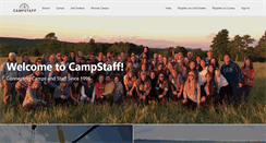 Desktop Screenshot of campstaff.com