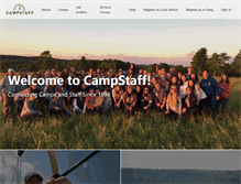 Tablet Screenshot of campstaff.com